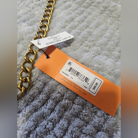 Kurt Geiger- Eagle Gold Chain Belt - Picture 4 of 7